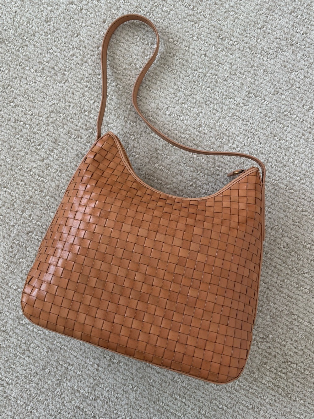 Fossil Woven Leather Bag